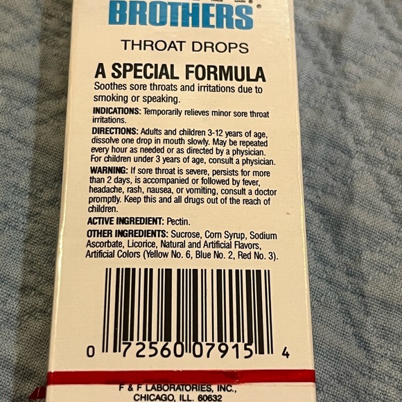 Smith Brothers Vintage Black Licorice Vitamin C Throat Drops Collector’s 14 Ct - Picture 4 of 6